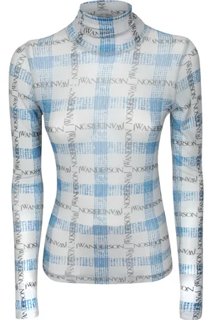 J.W.Anderson Topp, Dam, L, Vit Logo Weave Tröja