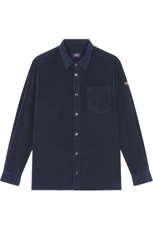 Paul & Shark Skjorta, Herr, M, Bomull, Overshirt i bomullssammet