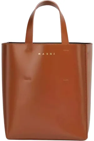 Marni Väska, Dam, ONE Size, Läder, Brun Museo Mini Axelväska