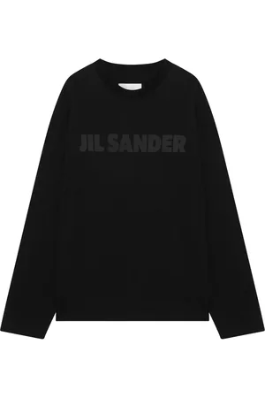 Jil Sander Topp, Herr, M, Bomull, Långärmad T-shirt med rund hals
