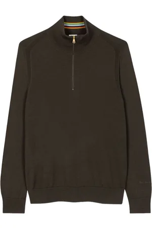 Paul Smith Stickade tröjor & koftor, Herr, XL, Half-Zip Tröja