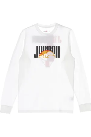 Jordan Topp, Herr, L, Bomull, Sport DNA Långärmad Tröja