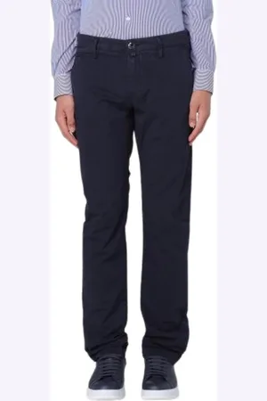 Jacob Cohen Jeans, Herr, W37, Stilrena blå byxor