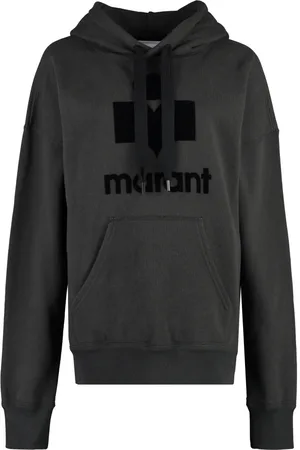 Isabel Marant Sweatshirts & Hoodies, Dam, M, Bomull, Velvet Logo Hoodie