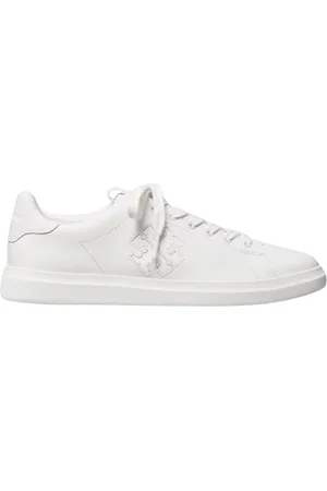Tory Burch Skor, Dam, 40 EU, Läder, Retroinspirerade vita court sneakers