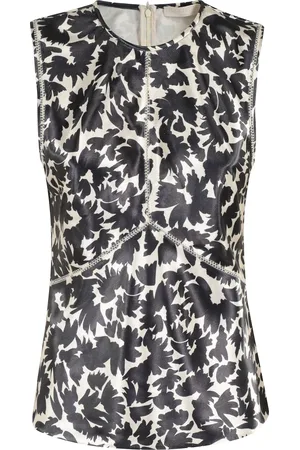ULLA JOHNSON Topp, Dam, S, Polyester, Raven Topp i Svart Färg
