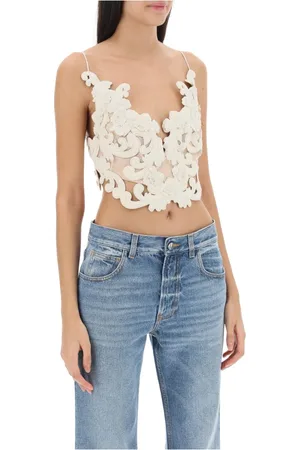 ZIMMERMANN Topp, Dam, M, Sensory Cropped Top