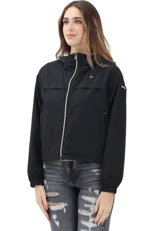 Blauer Jacka, Dam, XS, Nylon, Svart vindjacka för kvinnor