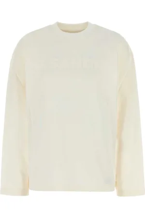 Jil Sander Topp, Dam, L, Bomull, Långärmad Topp