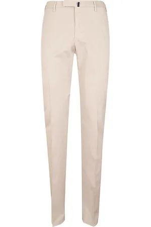 Incotex Byxor, Herr, 4Xl, Bomull, Slim Fit Blå Bomulls Stretchbyxor