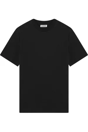 Jil Sander Topp, Herr, S, Bomull, Kortärmad T-shirt med rund hals