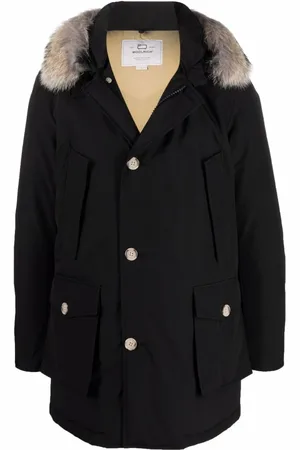 Woolrich Jacka, Herr, L, Bomull, Svart Arctic Parka Kappa