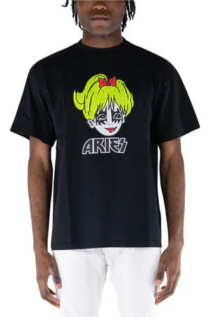ARIES Topp, Herr, L, Bomull, Casual T-shirt