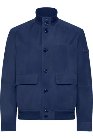 Peuterey Jacka, Herr, M, Mocka, Blå Mocka Kappa Chic Stil