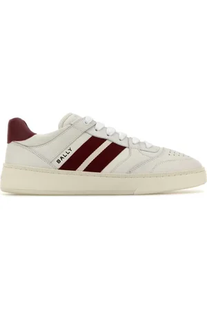 Bally Skor, Herr, 44 EU, Läder, Vita Läder Rebby Sneakers
