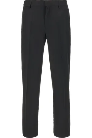 OFF-WHITE Byxor, Herr, L, Högmidjade byxor med raka ben