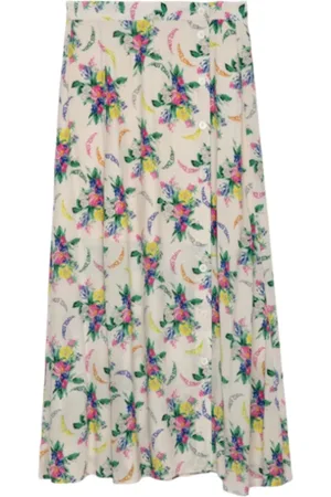 Zadig & Voltaire Kjol, Dam, 2Xs, Pale Pink Floral Print Maxi Skirt