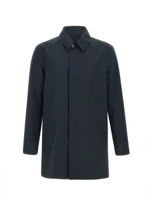 Peuterey Kappa, Herr, L, Polyester, Blå Parka Jacka Vindtät Vattenavvisande