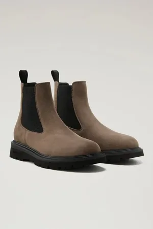 Woolrich Skor, Herr, 41 EU, Nya City Taupe Chelsea Boots