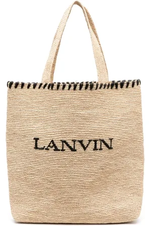 Lanvin Väska, Dam, ONE Size, Naturfärgad Svart Handväska Elegant Chic Stil