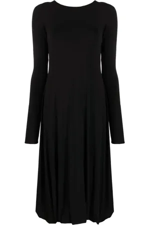 Jil Sander Klänning, Dam, 2Xs, Midi-klänning med öppen rygg