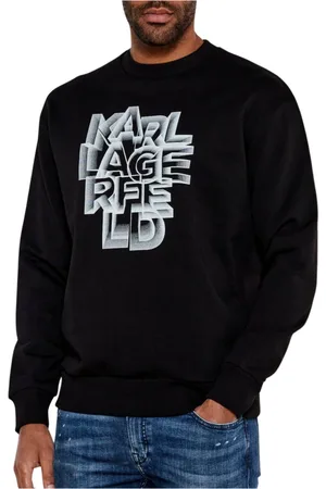 Karl Lagerfeld Sweatshirts & Hoodies, Herr, M, Bomull, Crewneck Sweatshirt