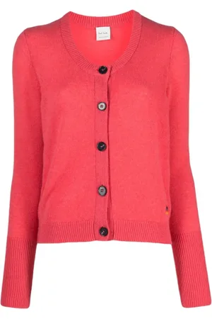 Paul Smith Stickade tröjor & koftor, Dam, S, Cashmere Stickad Kofta