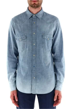 Jacob Cohen Skjorta, Herr, M, Denim, Denimskjorta