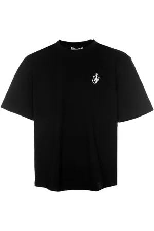 J.W.Anderson Topp, Herr, 2Xl, Bomull, Anchor Broderad Kortärmad T-shirt