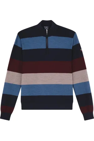 Paul & Shark Stickade tröjor & koftor, Herr, M, Half Zip Sweater