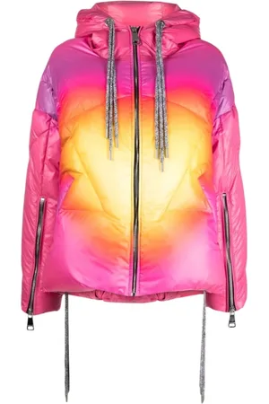 Khrisjoy Jacka, Dam, S, Gradient Hooded Puffer Jacket