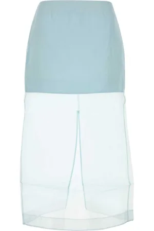 ZIMMERMANN Kjol, Dam, M, Organza, Organza Crush Layered Skirt