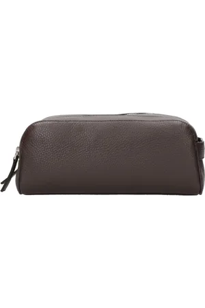 Orciani Väska, Herr, ONE Size, Läder, Ebony Läder Väska med Econyl® Foder