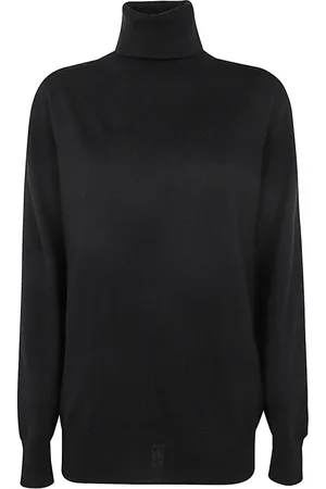 Jil Sander Stickade tröjor & koftor, Dam, S, Merino Höghalsad Tröja