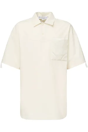 J.W.Anderson Topp, Herr, S, Bomull, Quiltad Satin Pocket Pikétröja