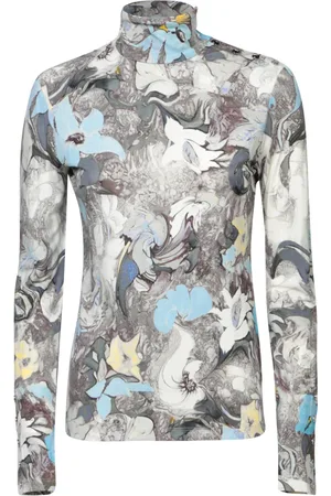 Tory Burch Topp, Dam, S, Floral Pattern Sweater Multi Aw24