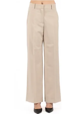 Max Mara Byxor, Dam, 2Xs, Bomull, Vida byxor