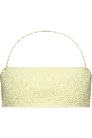 Tory Burch Badkläder, Dam, M, Mocka, Smockad Bandeau Bikiniöverdel