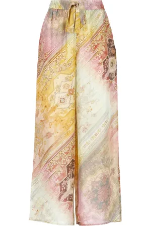 ZIMMERMANN Byxor, Dam, L, Tallow Relaxed Pants