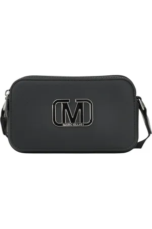 MARC ELLIS Väska, Dam, ONE Size, Polyester, Svart axelväska Flat Marc