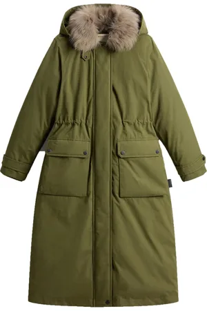 Woolrich Kappa, Dam, S, Bomull, Arctic Parka ytterkläder i bomullsblandning