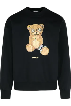 BARROW Sweatshirts & Hoodies, Herr, S, Svart Sweatshirt med Stil 110