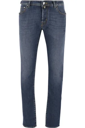 Jacob Cohen Jeans, Herr, W38, Denim, Stretch Cotton Blend Denim Jeans