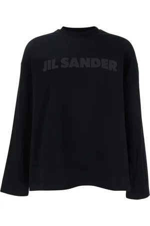 Jil Sander Topp, Herr, L, Bomull, Logo Print Cotton T-Shirt