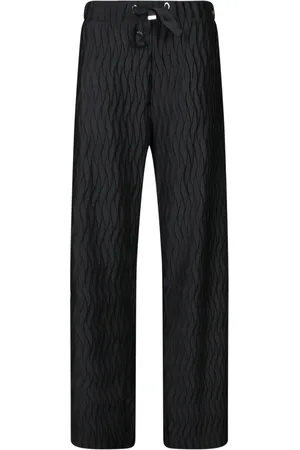 HERNO Byxor, Dam, S, Polyester, Svarta Byxor för Kvinnor