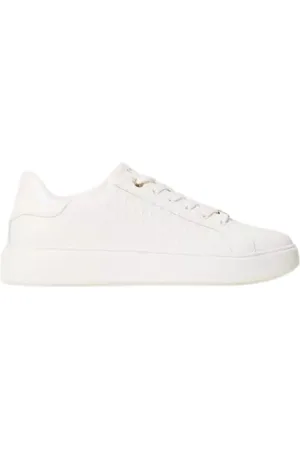 Twin-Set Skor, Dam, 41 EU, Läder, Vita Lädersneakers