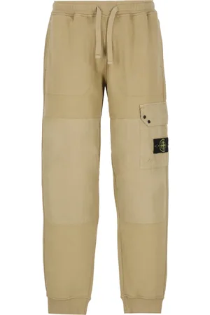 Stone Island Byxor, Herr, L, Bomull, Cargobyxor med Elastisk Midja