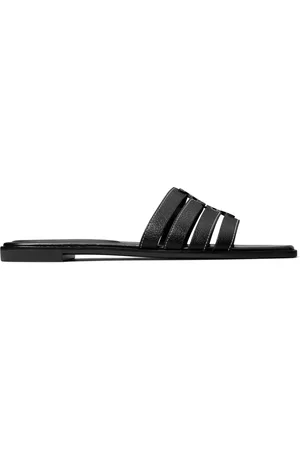 Tory Burch Skor, Dam, 36 EU, Läder, Cage Slide Sandaler
