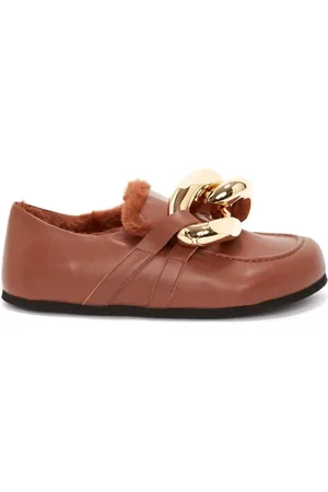 J.W.Anderson Skor, Dam, 37 EU, Läder, Casual Loafers med gummisula