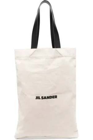Jil Sander Väska, Herr, ONE Size, Linne, Logo-Print Linneväska
